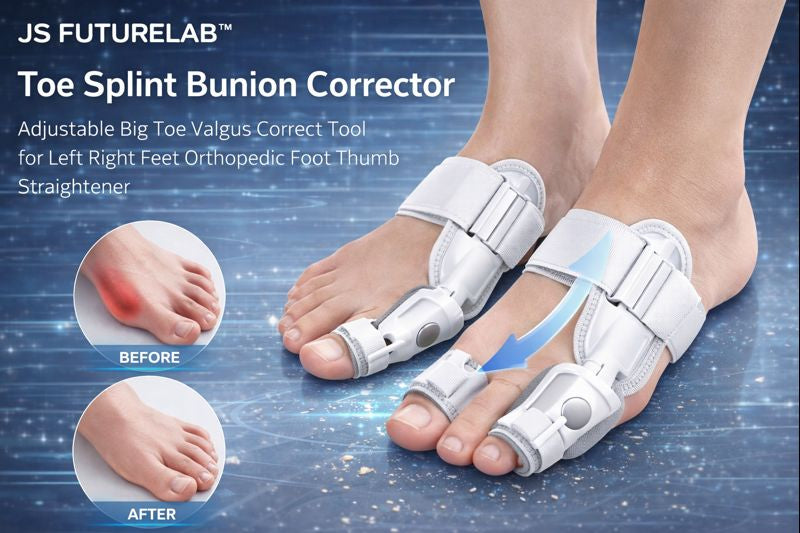 JS FutureLab™ Smart Toe Alignment Corrector ,Adjustable Bunion Relief Splint