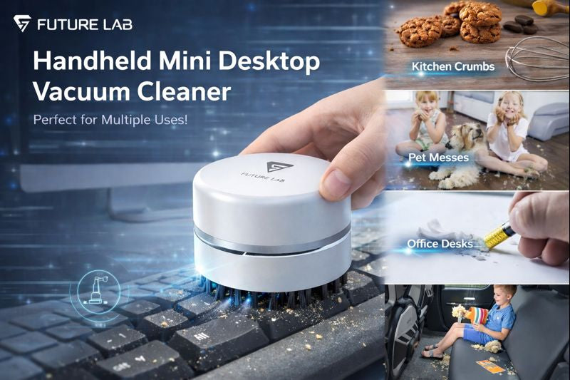 JS FutureLab™ Mini Desktop Vacuum Cleaner