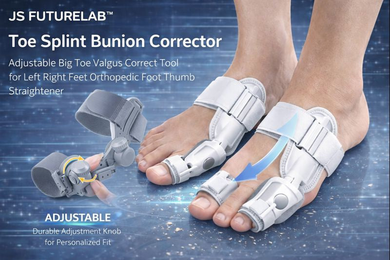 JS FutureLab™ Smart Toe Alignment Corrector ,Adjustable Bunion Relief Splint