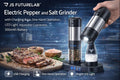 JS FutureLab™ Electric Smart Pepper & Salt Grinder Set