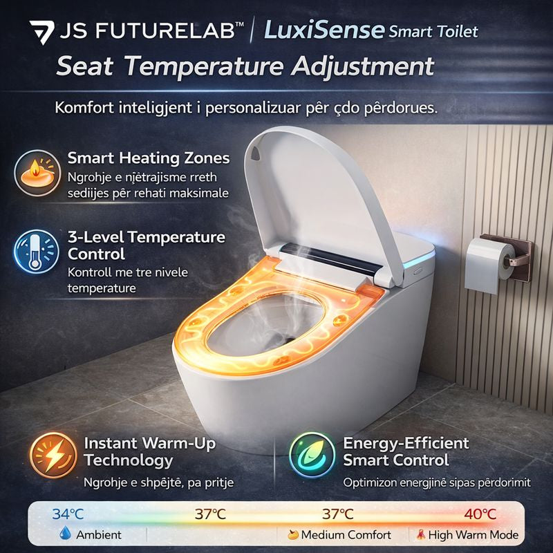 JS FutureLab™ LuxiSense Smart Heated Toilet