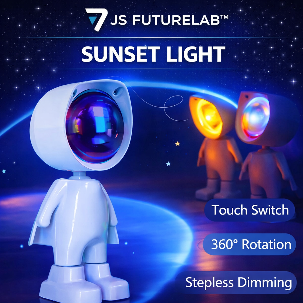 JSFutureLab™ Astronaut Sunset Light