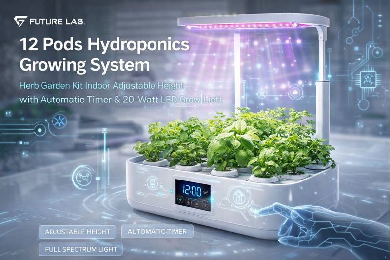FutureLab Smart Hydroponics Garden – 12 Pods